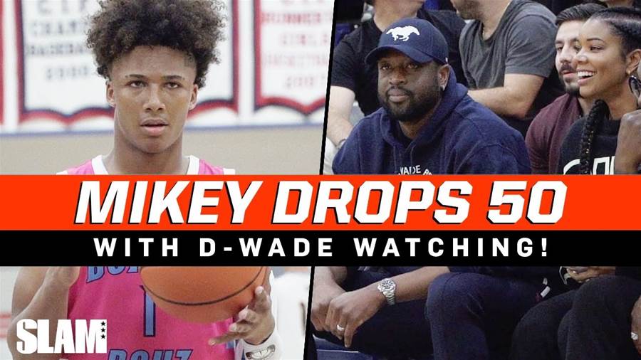 Mikey Williams Stuns Dwyane Wade and Electrifies the Crowd with a Jaw-Dropping 50-point Performance