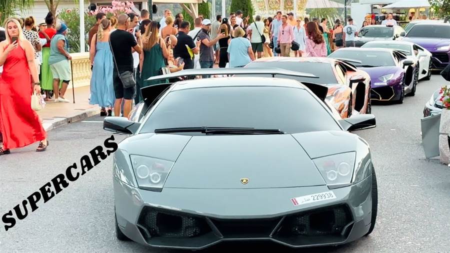 Ultimate Extravaganza of Supercars in Monaco's Monte Carlo, Unveiling the Billionaire's Summer 2023