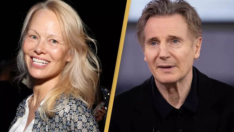 72-Year-Old Liam Neeson Admits Being “Madly in Love” with 57-Year-Old Pamela Anderson After Filming, She Responds！