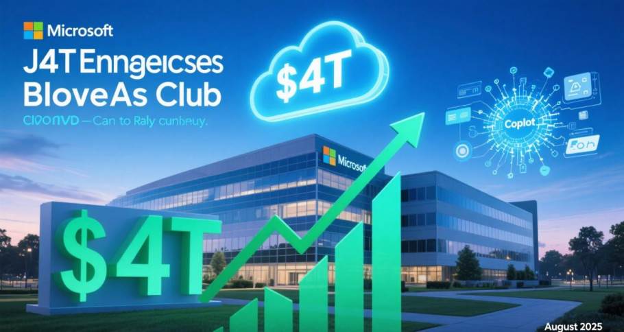 Microsoft’s Earnings Blow Past Expectations, Joins $4 Trillion Club After NVIDIA—Can the Rally Continue?