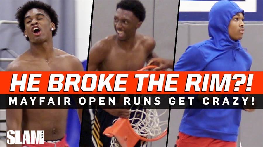 Unbelievable! Witness the Jaw-Dropping Moment When the Backboard's Rim Gets Ripped at Mayfair Open Runs!